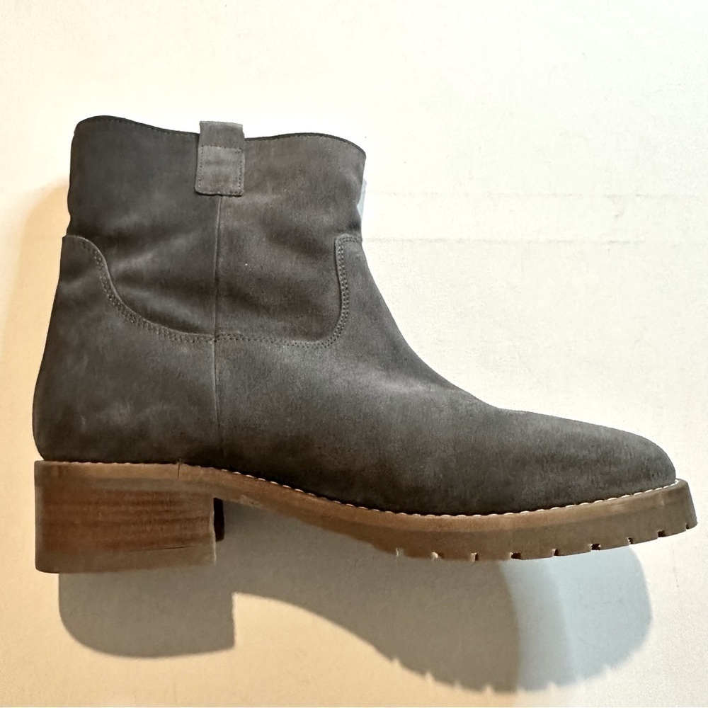 Boden Women's Grey Western Suede Pull On Ankle Boots Size US 10.5 / EU 42 - Picture 5 of 14